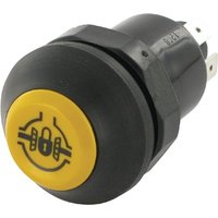 Pneutron Push switch, Differential lock, round, yellow 11105120PN