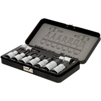 Kramp Socket set 1/2" 6-point, 9-pieces, metric 18049240092KR