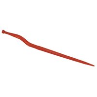 Vicon Silage tine, cranked: 58mm round section 36x900mm, pointed tip with M22x1.5mm nut, red, VN90001304
