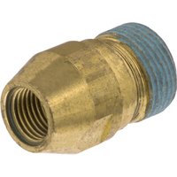 Kramp Adaptor K-lock TR22 male thread x 1/4" female thread, brass HD010003039