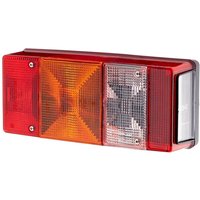 Hella Rear light RH rectangular, 12V, red/orange/white, bolt on, 246x66x108mm, 2SL007547061