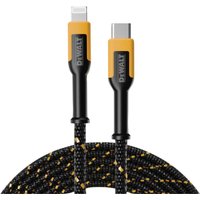DEWALT USB-C to Lightning Reinforced Charging Cable 1.2 m 131 1357 DWG
