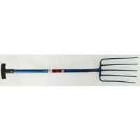 Unbranded Manure fork 5 prong, Tubeular T handle ES11024
