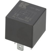 Kramp Mini relay 12V, double make contact, 2x20A, diode, without holder RL1122A1D2