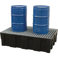 Cemo Drain pan plastic black 224L capacity 600kg 1205x805x330mm 8277CEMO