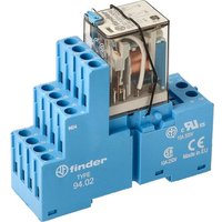 Finder rel.interface Mod. screw terminal 2CO 10A/24V DC/Agni/LED in relay 583290240900M