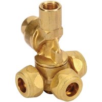 Braglia Nozzle holder 3-way 3/8" male M84230005