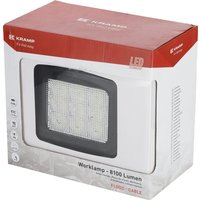 Kramp Work light LED, 90W, 8100lm, square, 10/30V, 150x124x135mm, Flood, 9 LED's, LA10083