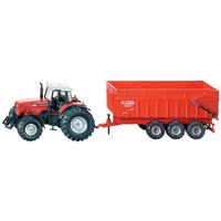 Siku Massey Ferguson with trailer S01844