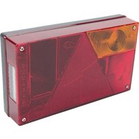 Aspöck Rear light RH rectangular, 12V, red/amber, bolt on, Multipoint by 245200007