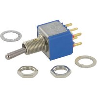 APEM Switch mini on-off-on 2-pole 5249CDB