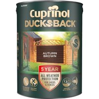 Cuprinol 5 Year Ducksback Autumn Brown 5L 5092442