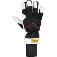 Kramp Work gloves black-white leather/Spandex size 8/M Protect by KG0600408
