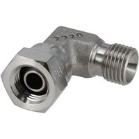 PH Hydraulik Elbow adaptor M/F 1/4" BSP SS MF9004KSS