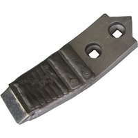 Kramp Cultivator point 215x40x20mm, hardened, curved, 2 hole, suitable for Unia 2111200020CN