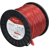 Kramp Trimmer line diameter 2.4mm 343m square red NL24343SKR