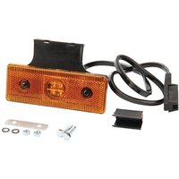 Marker light LED, rectangular, 12/24V, orange, bolt on, 120x43x48mm 6SU12044GLB50