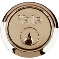 Yale 1109 Replacement Rim Cylinder Polished Brass 6.31109E+11