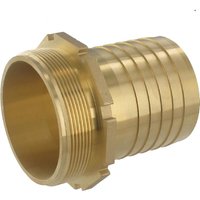 Unbranded Brass swage cplng 75mm 3"out. HCN120HBR075075
