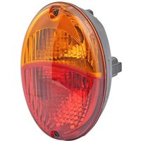 Hella Rear light oval, 12V, red/amber, bolt on, 140.4x98.4x98.4mm, 2SD343130071