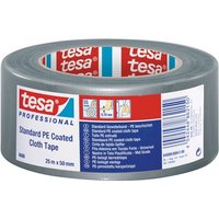 TESA Tape, cloth, standard PE coated, white, 25m x 50mm, TesaBAND® T046880004300