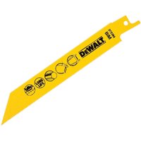 DEWALT Bi-Metal Reciprocating Blade 152mm x 18 TPI (Pack 5) DT2384-QZ