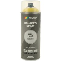 Motip RAL 1018 spray zinc yellow 07063