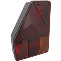 Aspöck Rear light LH Halogen, 12V, red/amber, bolt on, Earpoint by 244001007