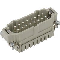 Harting Insert ES, Male 16P Cage-clamp 1-16 09330162616
