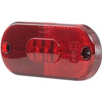 Hella ValueFit Marker light LED, rectangular, 24V, red, bolt on, 108x10.5x44mm, 2TM357009111