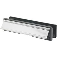 Yale Locks Letter Plate Silver 300mm YLP44-06/01-CP