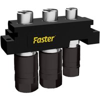 Faster Multislide DN10/DN12-1x 3/8"-2x 1/2" BSPP mobile part MSC3A3AMC