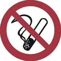 Brady Sign Prohibition 200mm Smoking WB252000