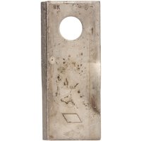 JF Mower blade RH 114x48x4mm bore diameter 19mm Suitable for Kongskilde JF/Stoll 8113800062