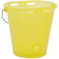 Kerbl Feeding bucket yellow transparant 8L 14267