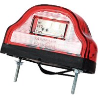 Kramp Number plate light LED, 12-24V, red, 101x58.5x59.6mm, LA41001