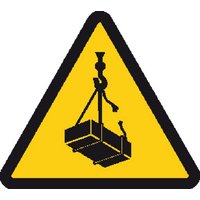 Brady Sticker warning sign lifted goods 100x100mm WB828539