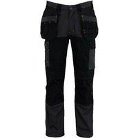 STANLEY Dixon Slim Fit Trousers Grey/Black 38in R STW40057-014