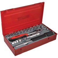 Teng Tools 3/8in Drive Metric Socket Set, 19 Piece TT3819