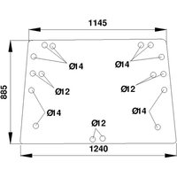 Kramp Rear window upper D8505