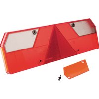 Aspöck Light lens, amber/red/transparent, rectangular LH/RH/rear 188550002