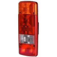 Hella Rear light RH rectangular, 12/24V, red/amber/white, bolt on, 343x75x133mm, 2SK003567661