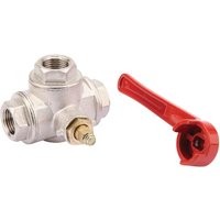 Unbranded Ball valve T 1/2" IT/IT 3-way KS312T
