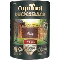 Cuprinol Ducksback Rich Cedar 5L 5092436