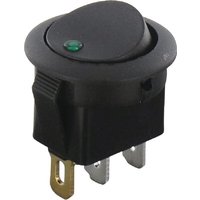 Rocker switch green LED EL192181