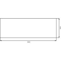 Kramp Rear window lower D7505