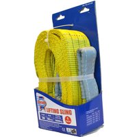 Faithfull Lifting Sling Yellow 3 Tonne 90 mm x 3 m FAITDLS3T3M