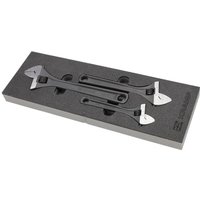 Kramp Adjustable wrench set 3 pcs TT803001