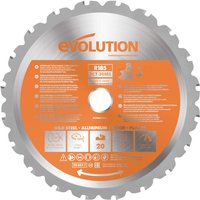 Evolution Multi-Material Mitre Saw Blade 185 x 20mm x 20T R185TCT-20MS