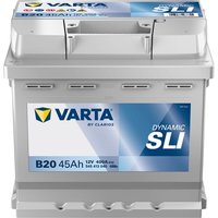 VARTA Battery 12V 45Ah 400A B20 VARTA Dynamic SLI 545413040